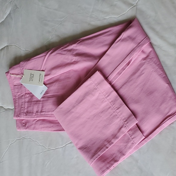 Mango - High waist pink pants - Picture 3 of 5